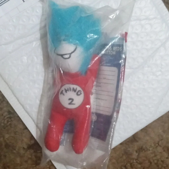 Dr Suess The Cat in the Hat THING 2 2003 Burger King Kids Meal Toy MIP - Picture 2 of 3